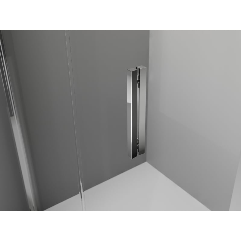 Mexen Exo-3S 3-seitige faltbare Duschkabine 100 x 110 cm, transparent, Chrom - 816-100-110-01-00-3S