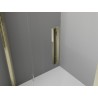 Mexen Exo-3S 3-seitige faltbare Duschkabine 120 x 70 cm, transparent, gold - 816-120-070-50-00-3S