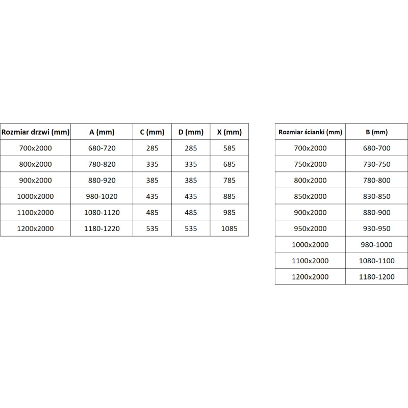 Mexen Exo-3S duschkabine dreiseitig schwenkbar 70 x 80 cm, transparent, schwarz - 814-070-080-70-00-3S