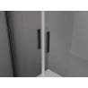 Mexen Exo-3S Duschkabine 3-seitig schwenkbar 100 x 90 cm, transparent, schwarz - 814-100-090-70-00-3S