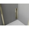 Mexen Exo-3S Duschkabine 3-seitig faltbar 90 x 90 cm, transparent, gold - 816-090-090-50-00-3S