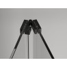 Mexen Exo-3S 3-seitige faltbare Duschkabine 80 x 70 cm, transparent, schwarz - 816-080-070-70-00-3S