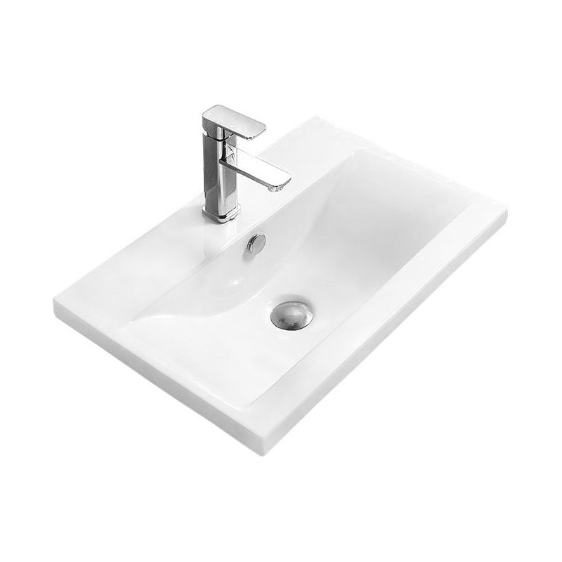 Mexen Emma Einbauwaschbecken in die Platte 51 x 39 cm, weiß - 25055100