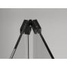 Mexen Exo-3S 3-seitige Duschkabine, faltbar 80 x 95 cm, transparent, schwarz - 816-080-095-70-00-3S