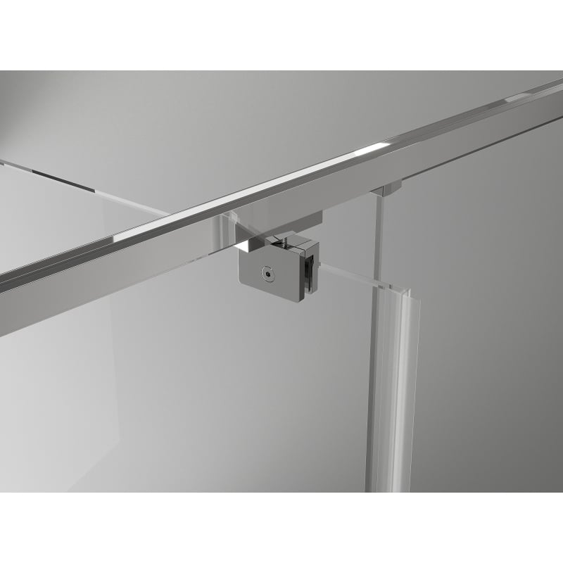 Mexen Exo-3S Duschkabine 3-seitig schwenkbar 160 x 75 cm, transparent, Chrom - 819-160-075-01-00-3S