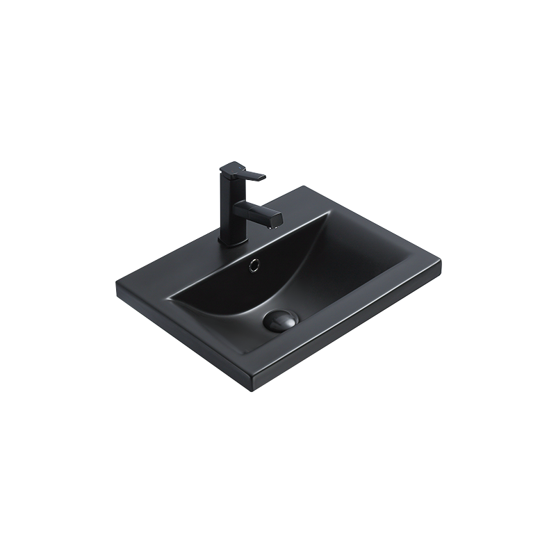 Mexen Emma Einbauwaschbecken 51 x 39 cm, schwarz matt - 25055185