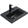 Mexen Emma Einbauwaschbecken 51 x 39 cm, schwarz matt - 25055185