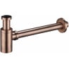 Mexen Halbsiphon Waschbecken rund, antikes Kupfer - 79950-45