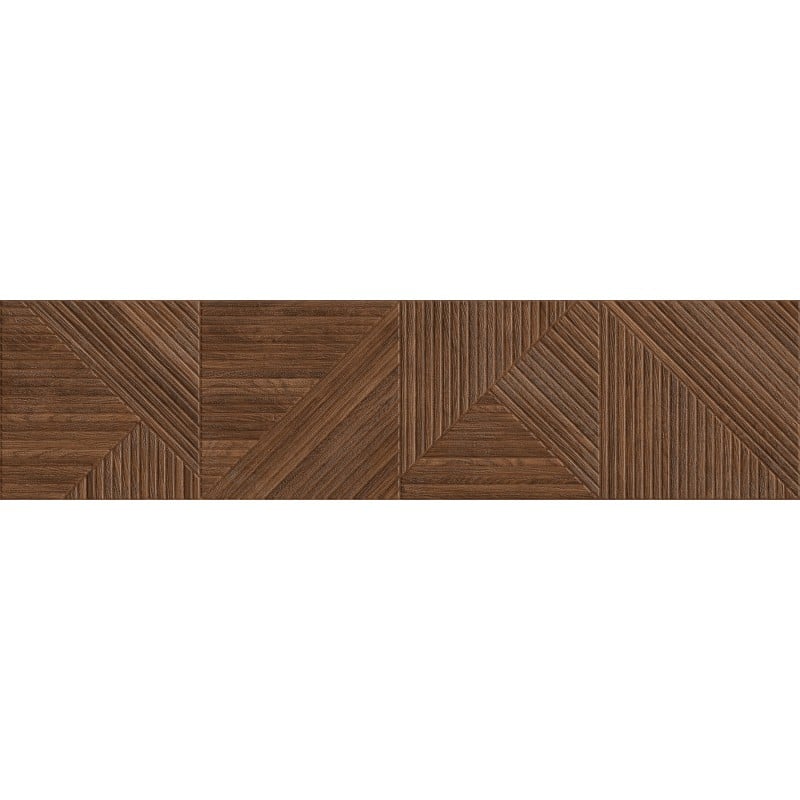 Mexen Ideal  Cherry glasiertes Feinsteinzeug rektifiziert G1, holzähnliche Wandfliese 120 x 30 cm, matt - TL701-120-030-51