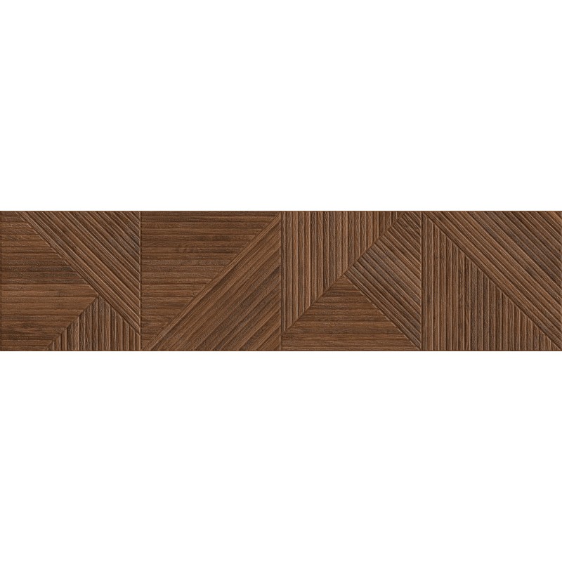 Mexen Ideal  Cherry glasiertes Feinsteinzeug rektifiziert G1, holzähnliche Wandfliese 120 x 30 cm, matt - TL701-120-030-51