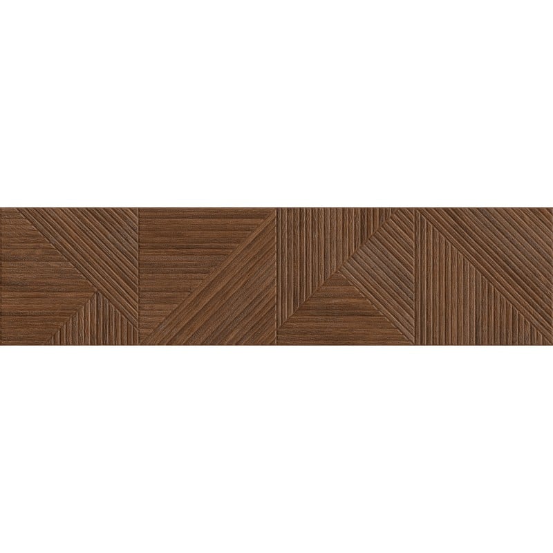 Mexen Ideal  Cherry glasiertes Feinsteinzeug rektifiziert G1, holzähnliche Wandfliese 120 x 30 cm, matt - TL701-120-030-51