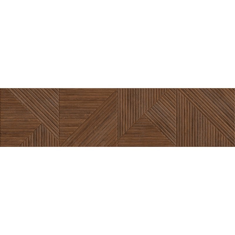 Mexen Ideal  Cherry glasiertes Feinsteinzeug rektifiziert G1, holzähnliche Wandfliese 120 x 30 cm, matt - TL701-120-030-51