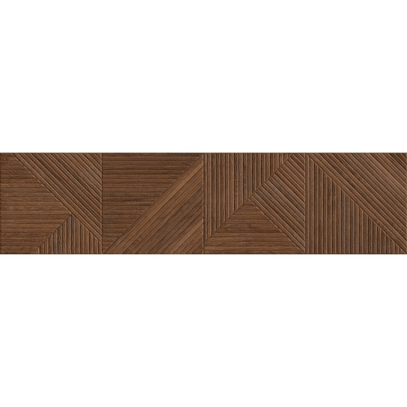 Mexen Ideal  Cherry glasiertes Feinsteinzeug rektifiziert G1, holzähnliche Wandfliese 120 x 30 cm, matt - TL701-120-030-51