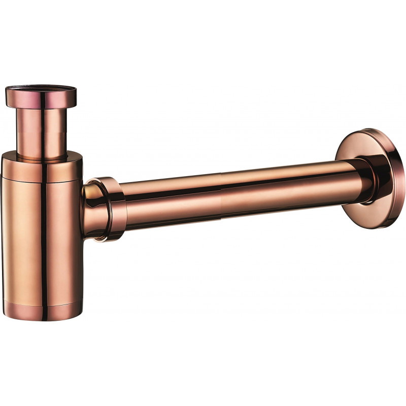 Mexen Runder Waschtisch-Halbsiphon, Roségold - 79950-60