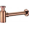 Mexen Runder Waschtisch-Halbsiphon, Roségold - 79950-60