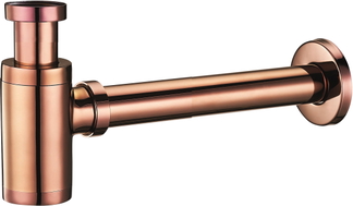 Mexen Runder Waschtisch-Halbsiphon, Roségold - 79950-60
