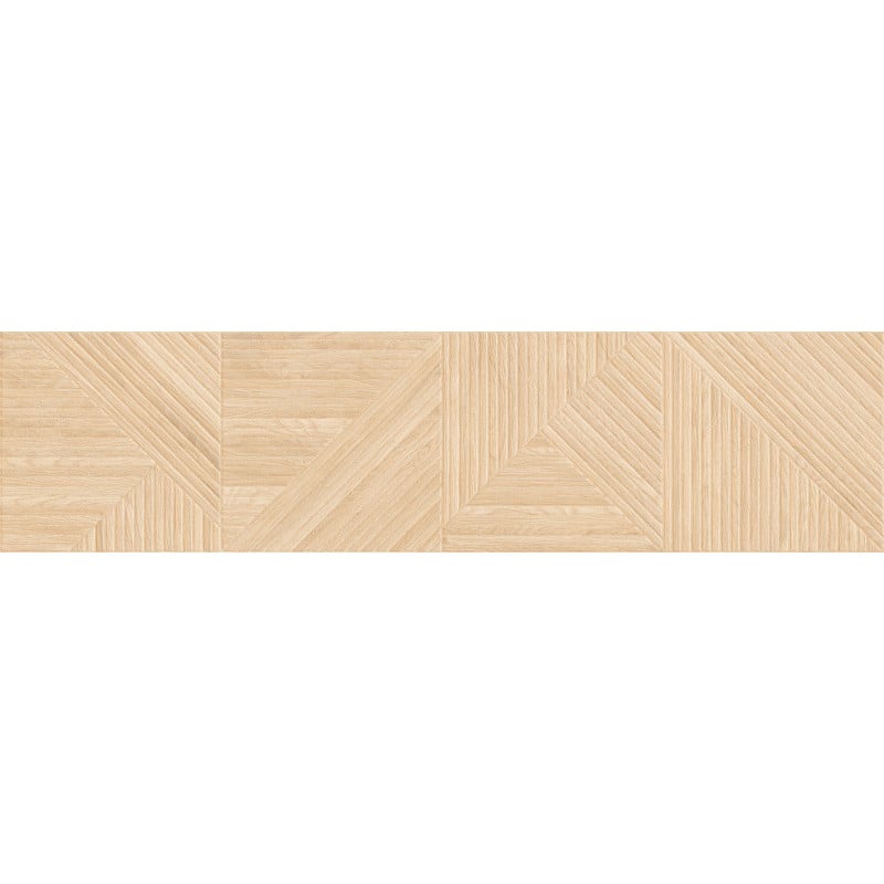 Mexen Ideal  Honey Feinsteinzeug glasiert rektifiziert G1, holzähnliche Wandfliese 120 x 30 cm, matt - TL701-120-030-52