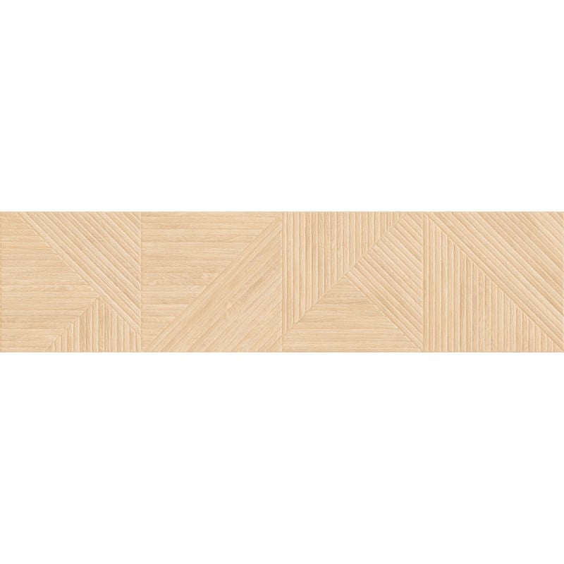 Mexen Ideal  Honey Feinsteinzeug glasiert rektifiziert G1, holzähnliche Wandfliese 120 x 30 cm, matt - TL701-120-030-52