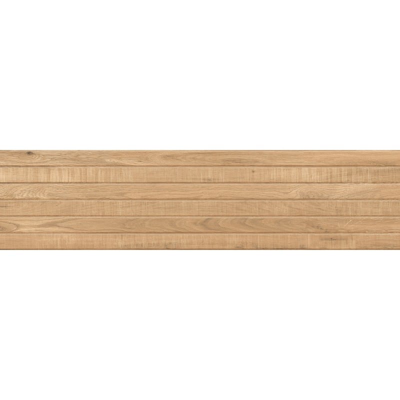 Mexen Western Wood Rektifizierte, glasierte Feinsteinzeugfliese Almond Gres, holzähnlich, Wandfliese 120 x 30 cm, matt