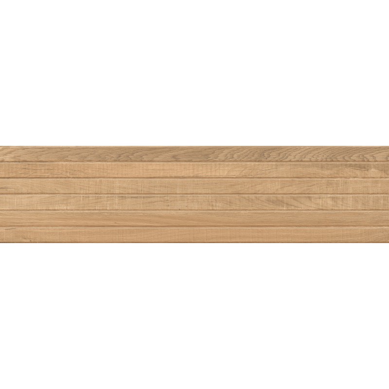 Mexen Western Wood Rektifizierte, glasierte Feinsteinzeugfliese Almond Gres, holzähnlich, Wandfliese 120 x 30 cm, matt