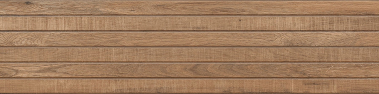 Mexen Western Wood Bruno glasiertes Feinsteinzeug rektifiziert G1, wandähnliche Platte 120 x 30 cm, matt - TL702-120-030-51
