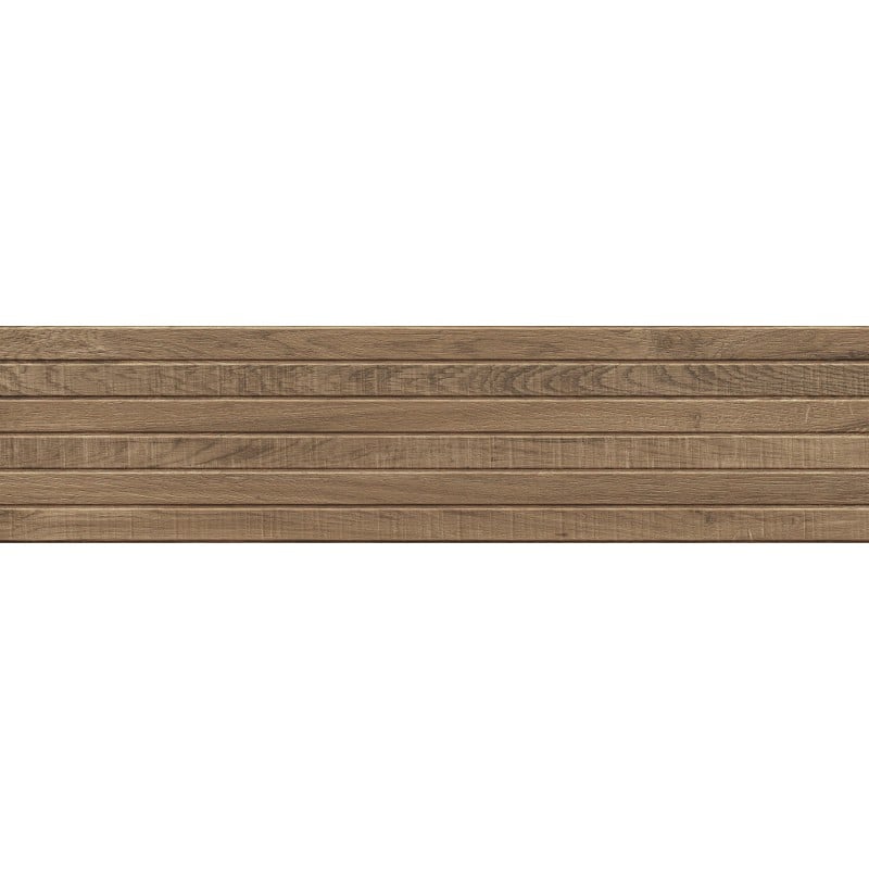 Mexen Western Wood Natürlicher glasierter Feinsteinzeug rekifiz. G1, wandähnliche Holzplatte 120 x 30 cm, matt