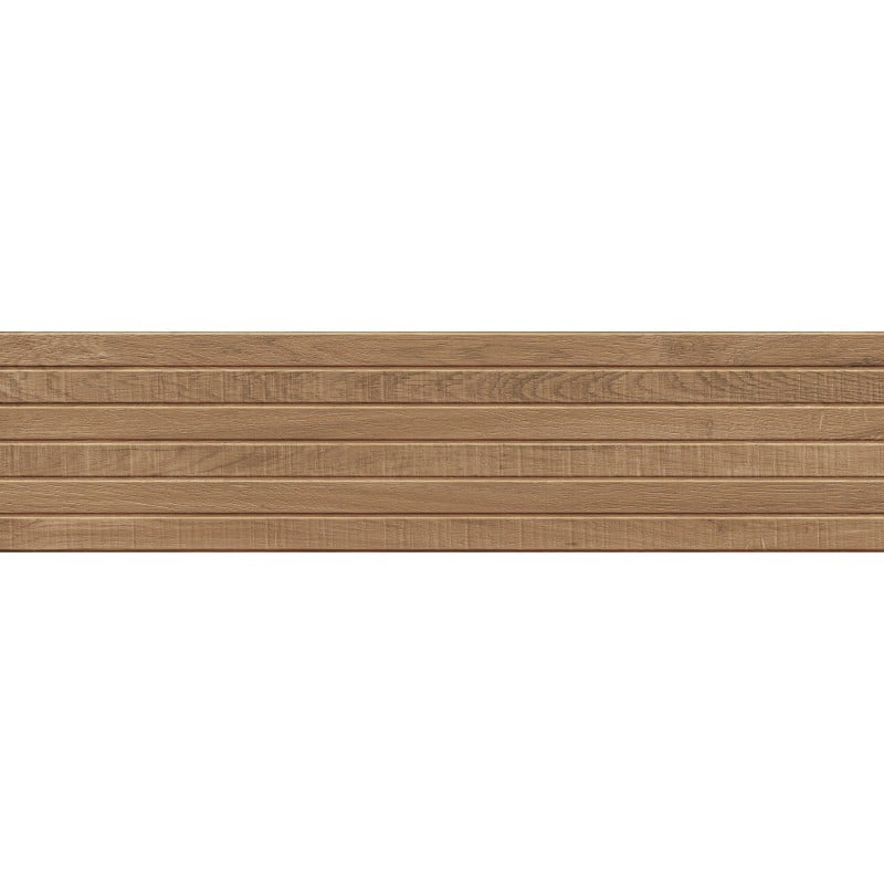 Mexen Western Wood Walnuss glasiertes Feinsteinzeug rekt. G1, holzähnliche Wandfliese 120 x 30 cm, matt - TL702-120-030-54