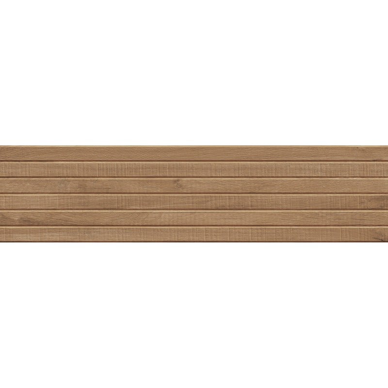 Mexen Western Wood Walnuss glasiertes Feinsteinzeug rekt. G1, holzähnliche Wandfliese 120 x 30 cm, matt - TL702-120-030-54