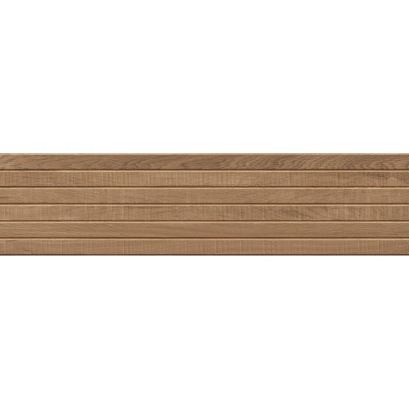 Mexen Western Wood Walnuss glasiertes Feinsteinzeug rekt. G1, holzähnliche Wandfliese 120 x 30 cm, matt - TL702-120-030-54