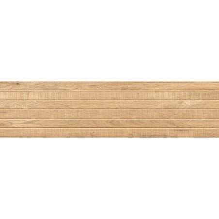 Mexen Western Wood Beige glasiertes Feinsteinzeug rekt. G1, holzähnliche Wandfliese 120 x 30 cm, matt - TL702-120-030-55