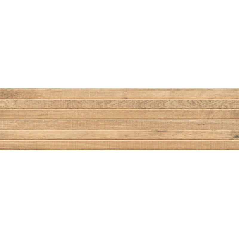 Mexen Western Wood Beige glasiertes Feinsteinzeug rekt. G1, holzähnliche Wandfliese 120 x 30 cm, matt - TL702-120-030-55