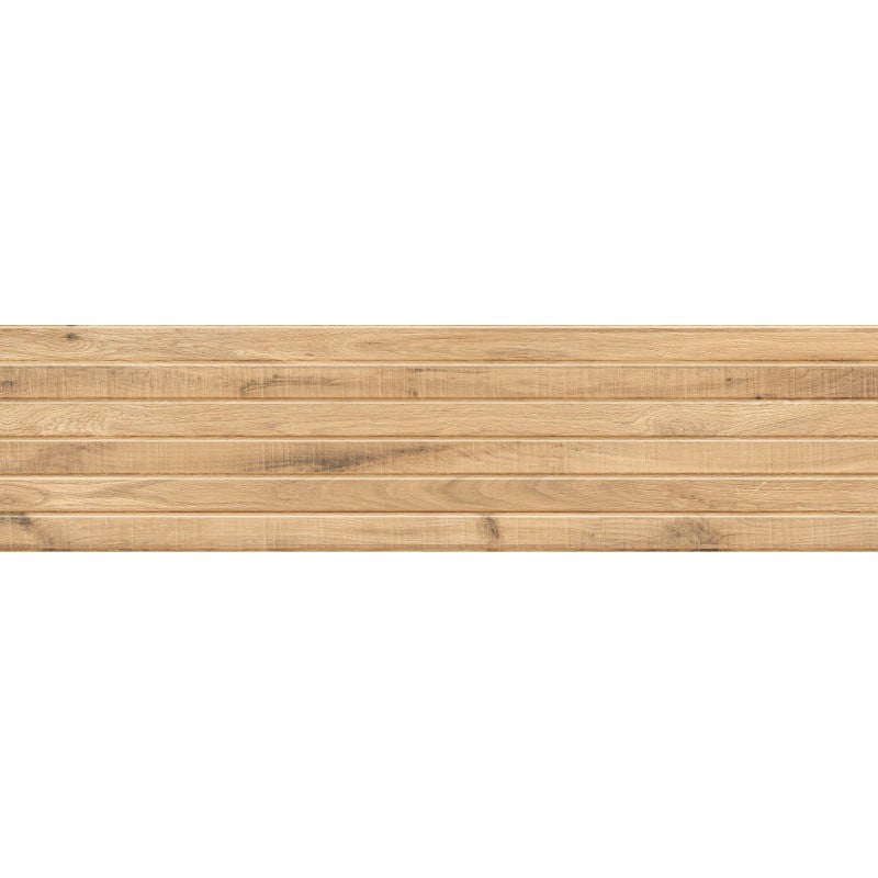 Mexen Western Wood Beige glasiertes Feinsteinzeug rekt. G1, holzähnliche Wandfliese 120 x 30 cm, matt - TL702-120-030-55