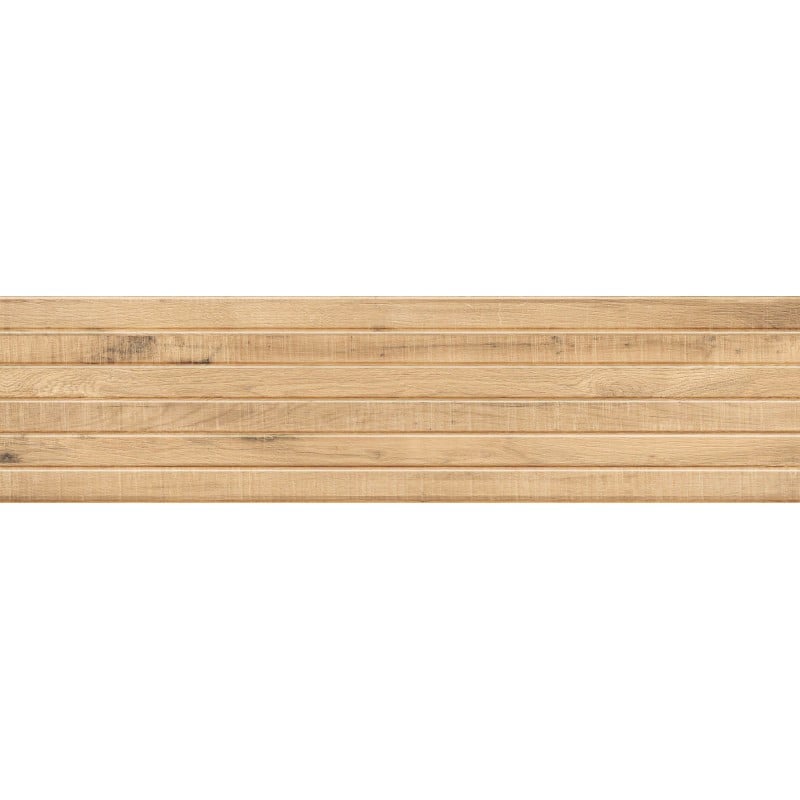 Mexen Western Wood Beige glasiertes Feinsteinzeug rekt. G1, holzähnliche Wandfliese 120 x 30 cm, matt - TL702-120-030-55