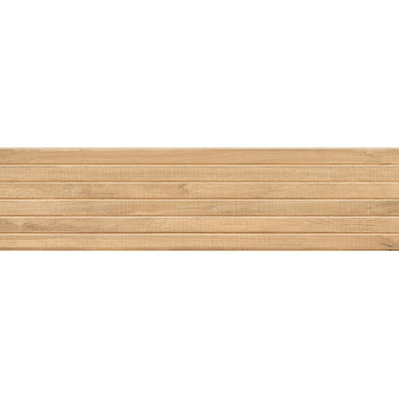 Mexen Western Wood Beige glasiertes Feinsteinzeug rekt. G1, holzähnliche Wandfliese 120 x 30 cm, matt - TL702-120-030-55