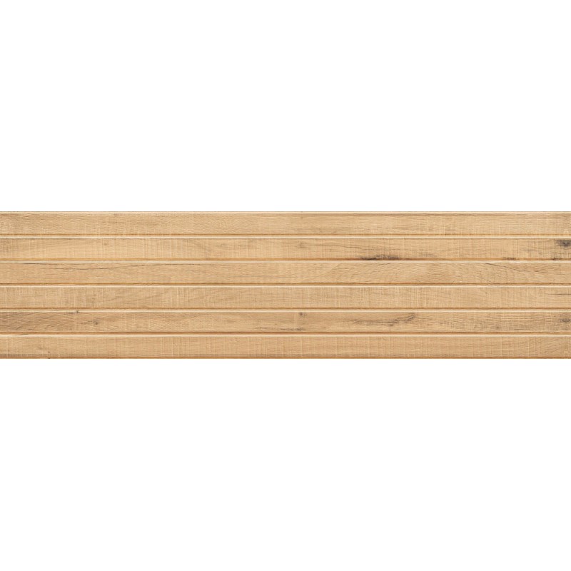 Mexen Western Wood Beige glasiertes Feinsteinzeug rekt. G1, holzähnliche Wandfliese 120 x 30 cm, matt - TL702-120-030-55