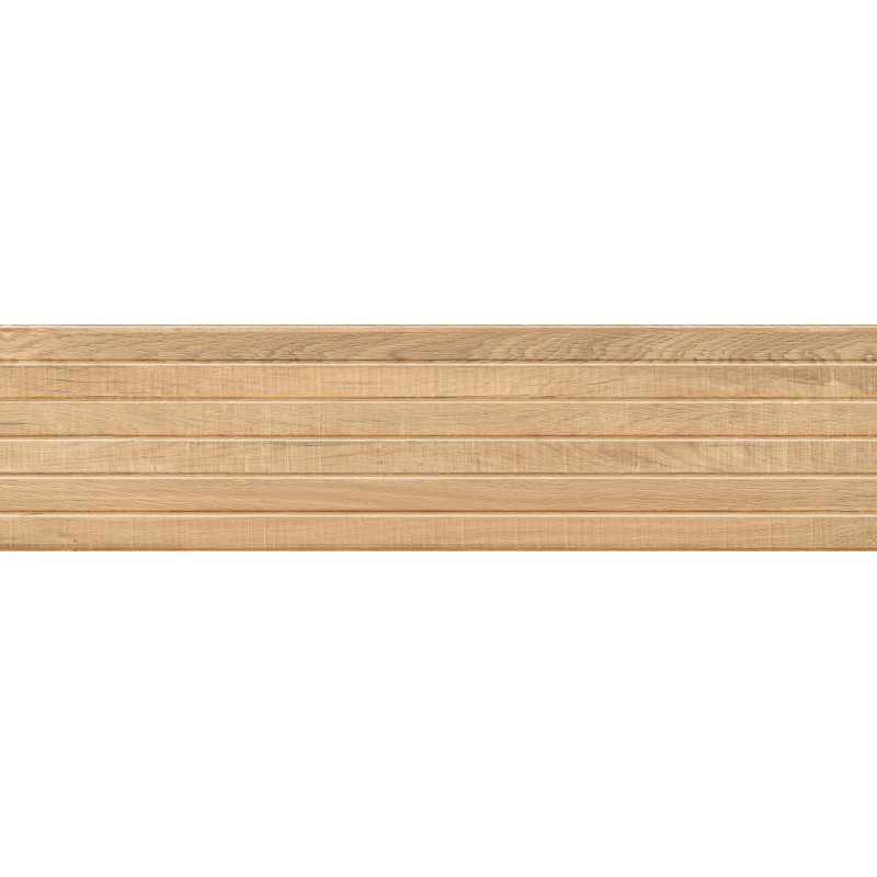 Mexen Western Wood Beige glasiertes Feinsteinzeug rekt. G1, holzähnliche Wandfliese 120 x 30 cm, matt - TL702-120-030-55