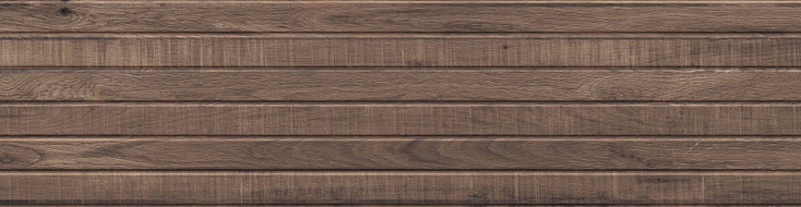Mexen Western Wood Choco glasiertes Feinsteinzeug rek. G1, wandähnliche Fliese 120 x 30 cm, matt - TL702-120-030-56