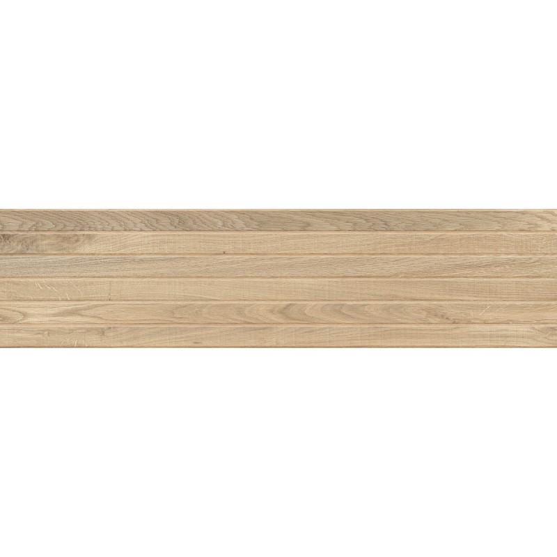 Mexen Western Wood Miele glasiertes Feinsteinzeug rekt. G1, wandähnliche Fliese 120 x 30 cm, matt - TL702-120-030-57