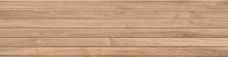 Mexen Mulberry Wood Honey glasiertes Feinsteinzeug rekt. G1, wandähnliche Holzkachel 120 x 30 cm, matt - TL703-120-030-51