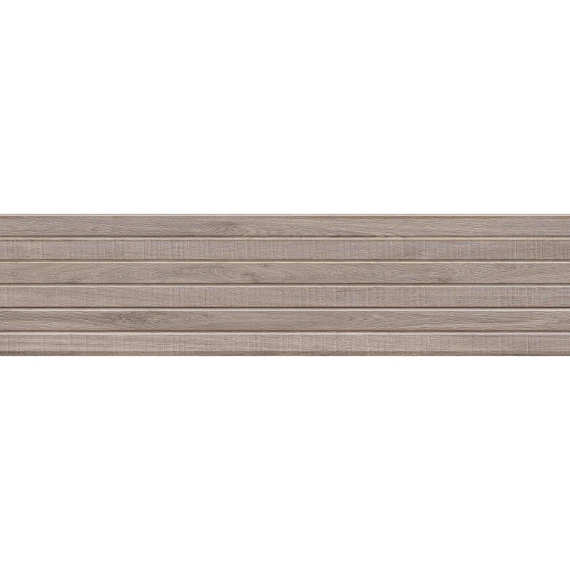 Mexen Mulberry Wood Tortora glasierte rektifizierte Fliese G1, holzähnliche Wandfliese 120 x 30 cm, matt - TL703-120-030-52