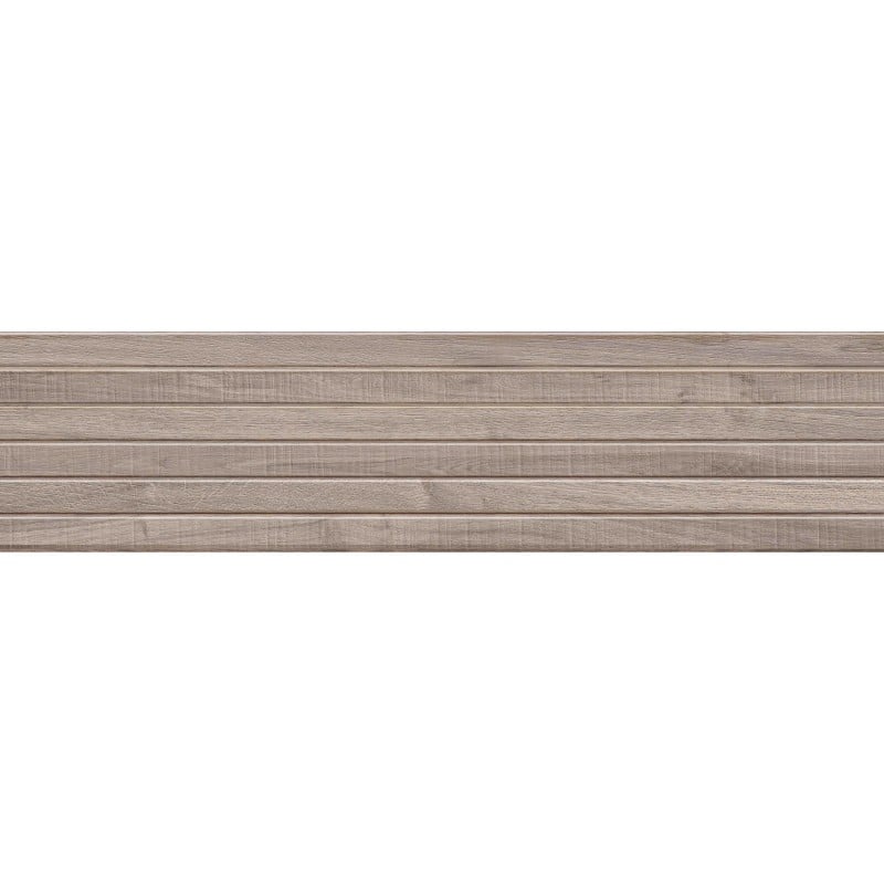 Mexen Mulberry Wood Tortora glasierte rektifizierte Fliese G1, holzähnliche Wandfliese 120 x 30 cm, matt - TL703-120-030-52