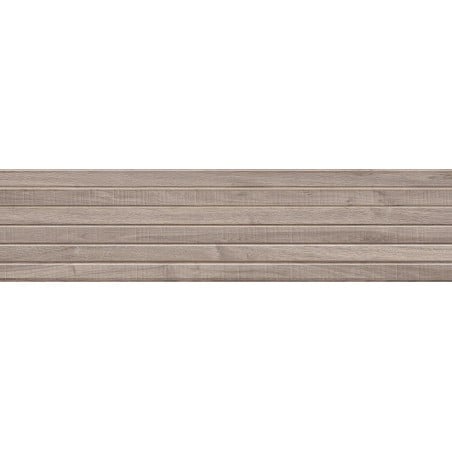 Mexen Mulberry Wood Tortora glasierte rektifizierte Fliese G1, holzähnliche Wandfliese 120 x 30 cm, matt - TL703-120-030-52