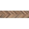 Mexen Native Brauner glasierter Feinsteinzeug rekt. G1, holzähnliche Fliesen für Boden und Wand 120 x 30 cm, Carving
