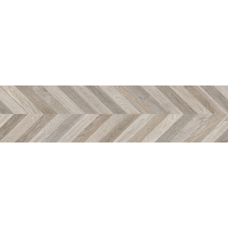 Mexen Native Glasierte Feinsteinzeugplatte rektifiziert G1, holzähnliche Boden- und Wandfliese 120 x 30 cm, geschnitzt