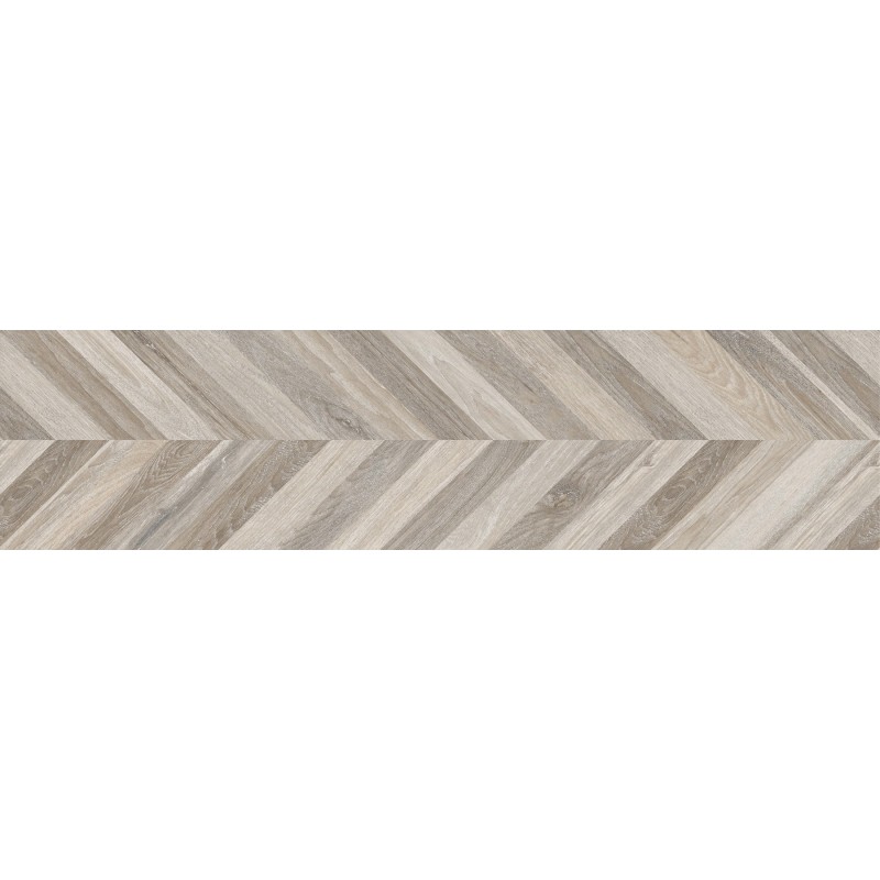 Mexen Native Glasierte Feinsteinzeugplatte rektifiziert G1, holzähnliche Boden- und Wandfliese 120 x 30 cm, geschnitzt