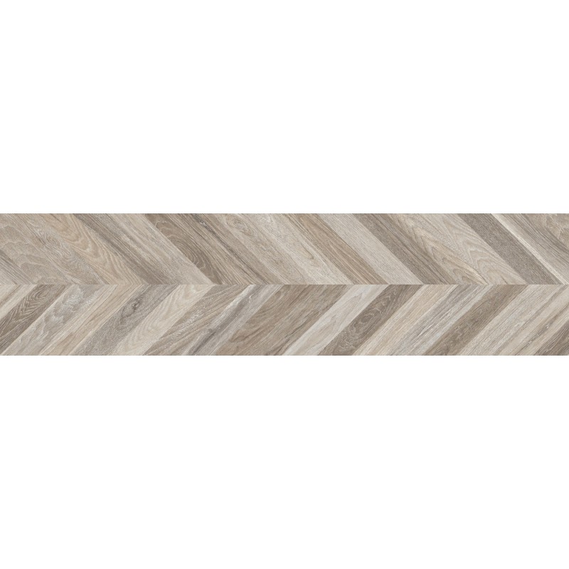 Mexen Native Glasierte Feinsteinzeugplatte rektifiziert G1, holzähnliche Boden- und Wandfliese 120 x 30 cm, geschnitzt