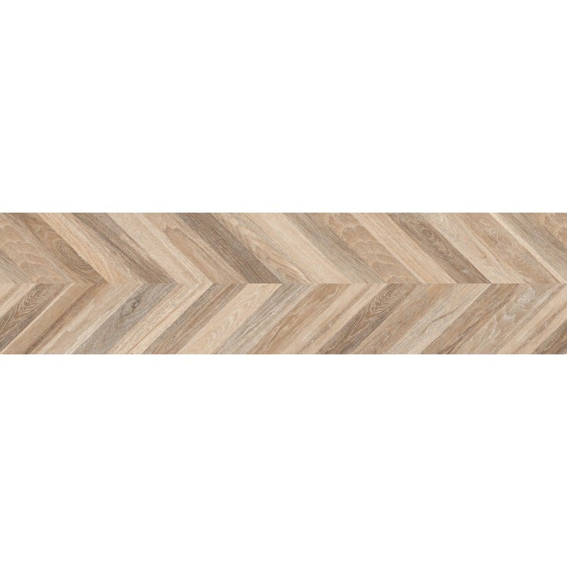 Mexen Native Miele glasiertes Feinsteinzeug rektifiziert, holzähnliche Boden- und Wandfliese 120 x 30 cm, Schnitzerei