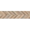 Mexen Native Miele glasiertes Feinsteinzeug rektifiziert, holzähnliche Boden- und Wandfliese 120 x 30 cm, Schnitzerei
