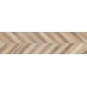 Mexen Native Miele glasiertes Feinsteinzeug rektifiziert, holzähnliche Boden- und Wandfliese 120 x 30 cm, Schnitzerei
