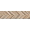 Mexen Native Miele glasiertes Feinsteinzeug rektifiziert, holzähnliche Boden- und Wandfliese 120 x 30 cm, Schnitzerei